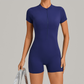 Wholesale Hip-High Halter-Neck Backless Bodysuit