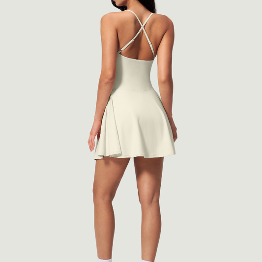 Wholesale Removable Breast Anti-Exposure Tennis Dress