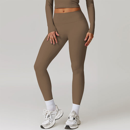 Brushed Snug fit High-waisted sports leggings