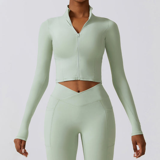 Wholesale Quick-drying long sleeve yoga suit | Wonderxfans bulk activewear