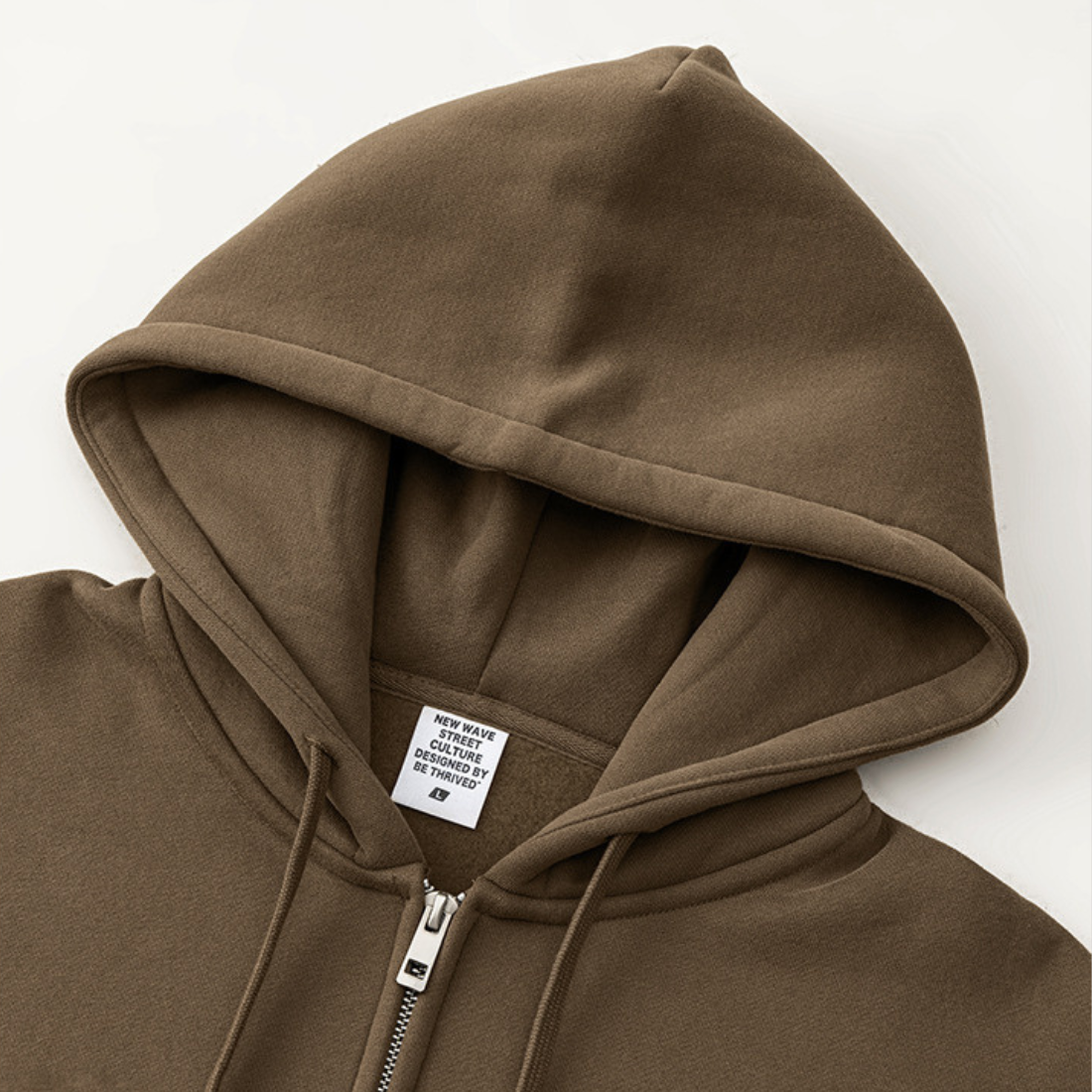 Wholesale Women’s Fleece-Lined Zip Hoodie – Cropped Relaxed Winter Jacket