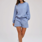 Wholesale loose round neck sweatshirt + | Wonderxfans bulk activewear