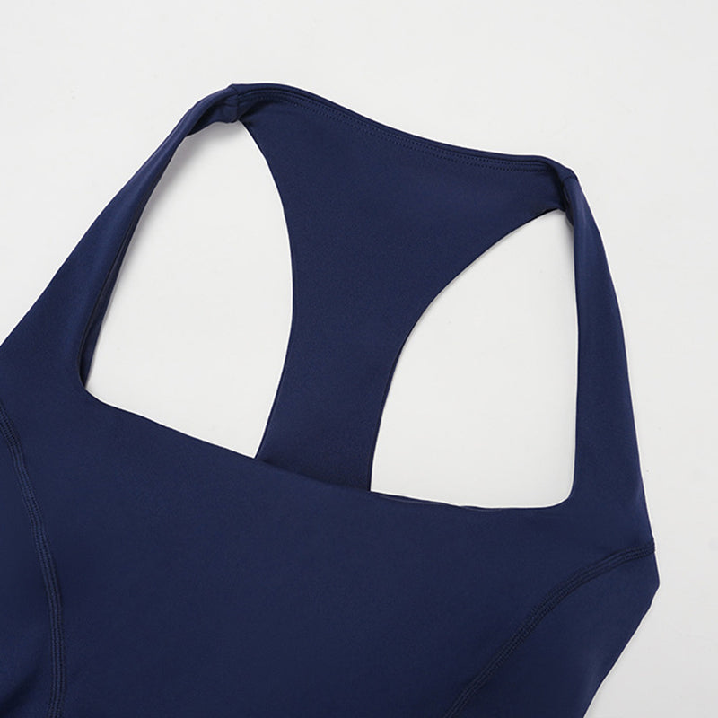 THIN STRAPS TANK TOP + HIGH-WAISTED SHORTS 2-PIECE SET