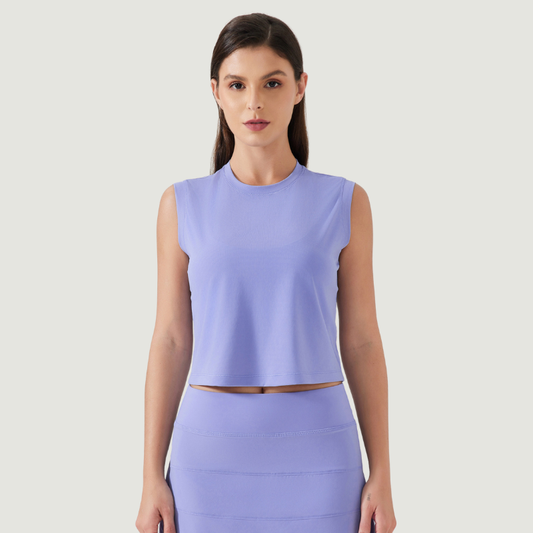 Wholesale sports vest short loose top | Wonderxfans bulk activewear
