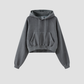 Wholesale Women’s Vintage Washed Raglan Hoodie – Fleece Cropped Pullover