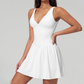 Wholesale Naked Feel Deep V-neckline Tennis Dress