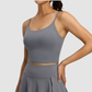 Wholesale spaghetti straps tank top with chest pads