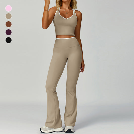 Wholesale Contrasting Color tank top + | Wonderxfans bulk activewear