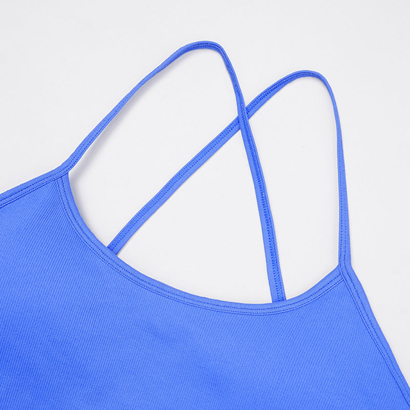 Snug-Fit Tank Top + Butt-Lifting Shorts 2-Piece Set