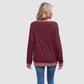 Wholesale Crew Neck Loose Top Long Sleeve Sweatshirt