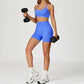 Quick-Drying Sports Bra + Butt-Lifting Shorts 2-Piece Set