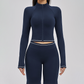 Zippered tight quick drying sports jacket