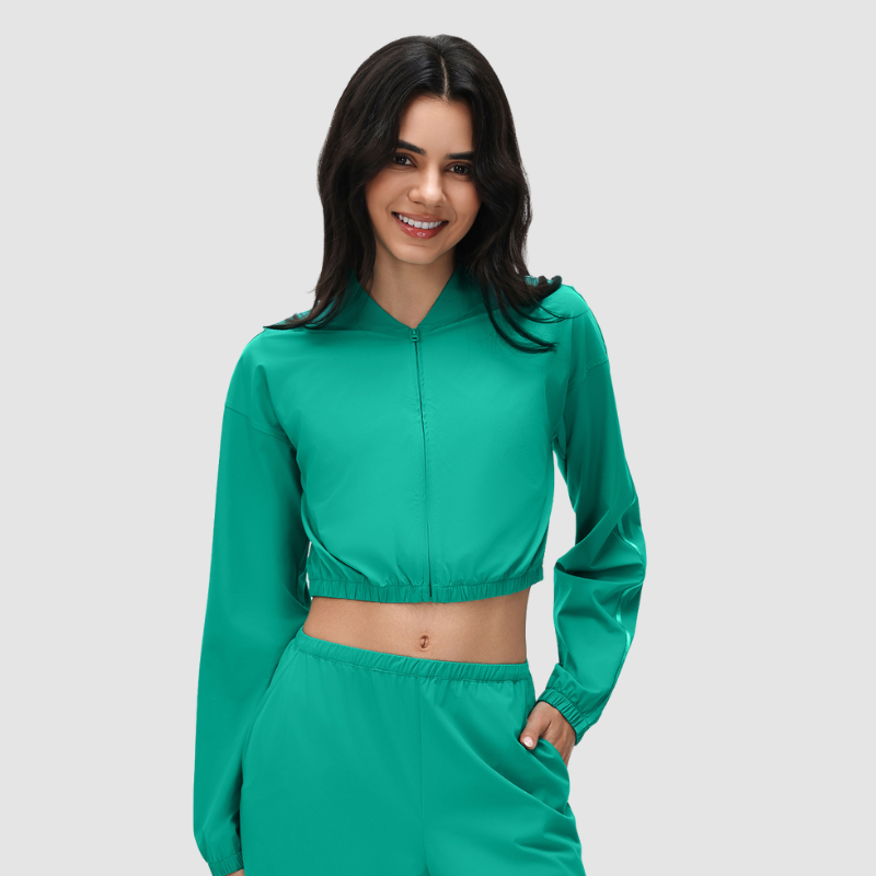 Wholesale Short Outdoor Casual Zipper Thin Jacket