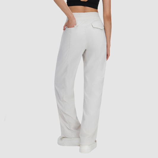 Wholesale straight leg ankle loose casual pants