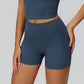 High-waisted hip-lifting tight-fitting sports shorts