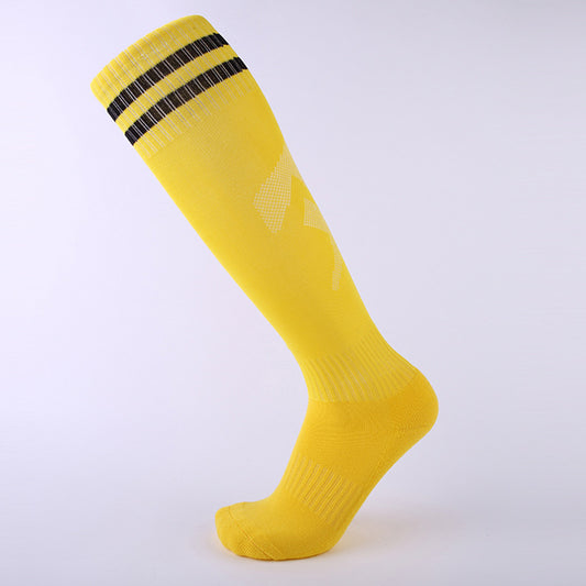 Wholesale Non-Slip Breathable Knee-high Football Socks | Wonderxfans bulk activewear