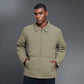 Classic lapel windproof warm jacket