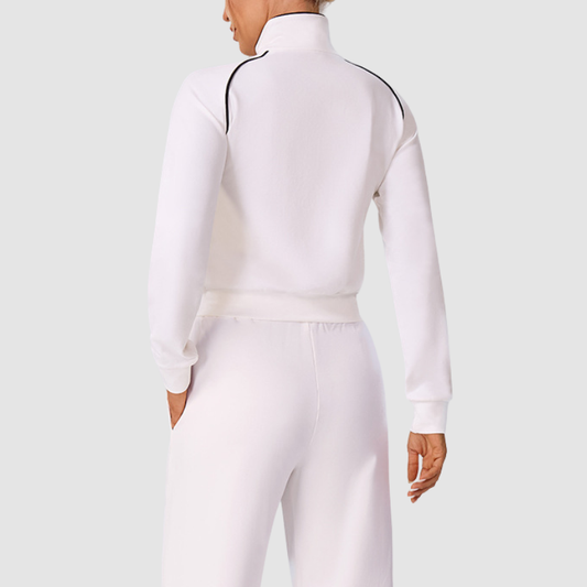 Wholesale color-blocked turtleneck sweatshirts | Wonderxfans bulk activewear