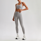 Wholesale Naked-Feel Sports Bra & High-Waist Biker Shorts Set – Quick-Dry Yoga 2-Piece set