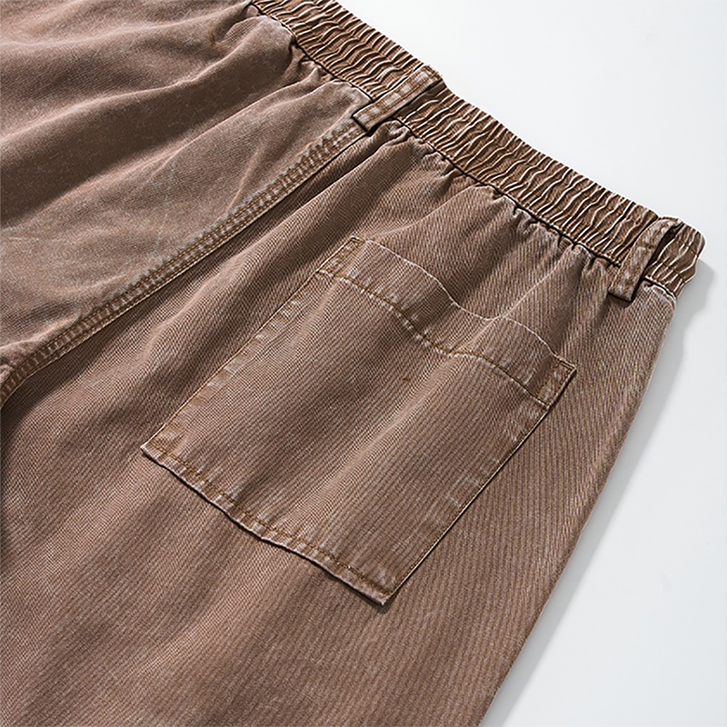 Wholesale Men's Cooling Lyocell Balloon Pants – Retro Wide Leg Cargo Pants