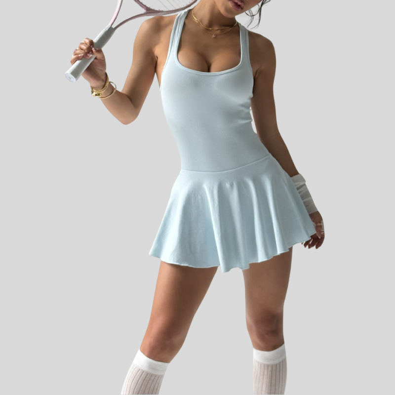 Women's seamless sports badminton and tennis skirts