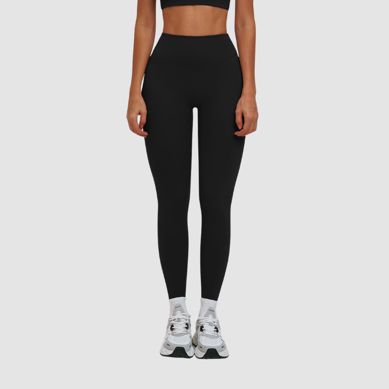 Wholesale High waisted elastic tight fitting hip lifting sports Leggings