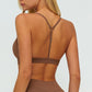 Y-shaped backless sports bra