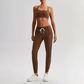 Wholesale Naked-Feel Open-Back Sports Bra & High-Waist Jogger Pants Set – Sculpting Yoga 2-Piece