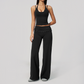 Wholesale Women's Polka Dot & Stripe Yoga Set Tank Top & Wide-Leg Pants w/ Chest Pad