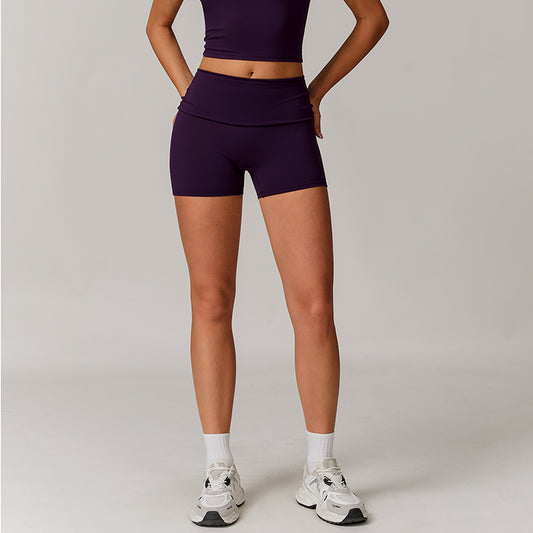 Quick-drying High-waisted sports shorts