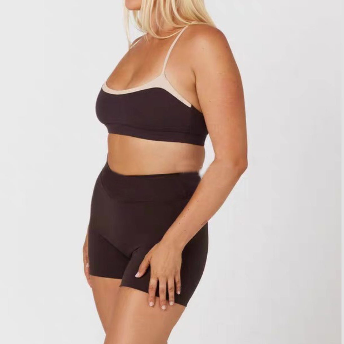 Wholesale Women's Colorblock Yoga Set: Bra & Leggings – High Waist Tummy Control