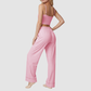 Wholesale Women's Yoga Bra & Wide-Leg Pants Set – High-Stretch Training Suit