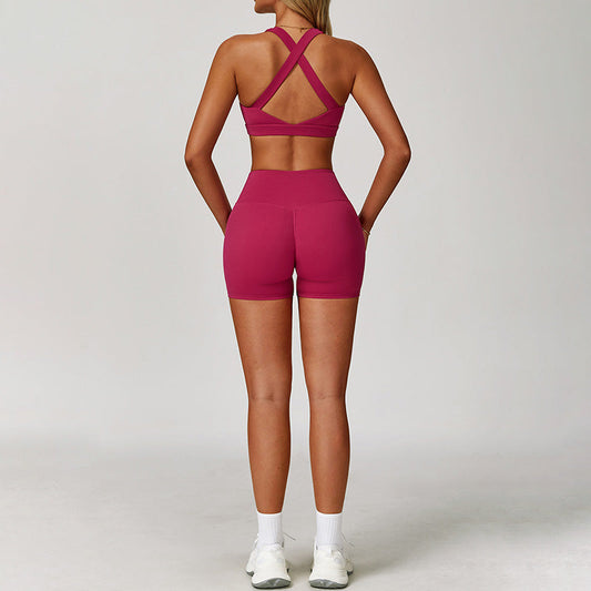 Wholesale cross back Sports Bra + | Wonderxfans bulk activewear