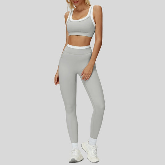 Wholesale Contrast color sports bra + | Wonderxfans bulk activewear