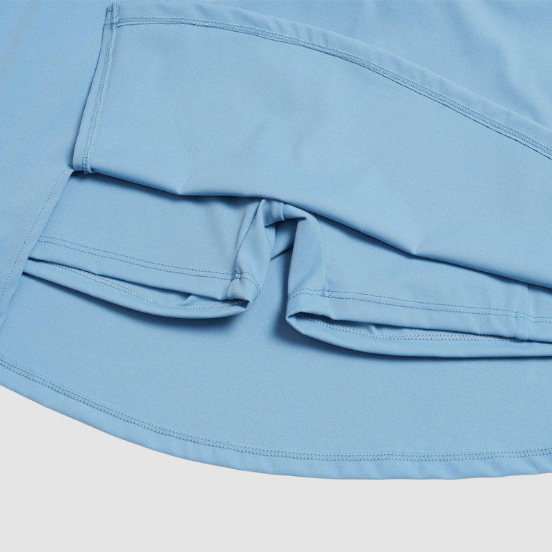 Wholesale solid color vest+short skirt quick drying tennis set