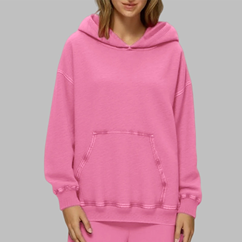 Vintage Washed Hoodie with Batik Finish