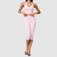 Wholesale Women's Sports Bra and Mid-Length Shorts Set – Brushed Peach-Lift Yoga Set