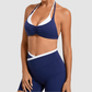 Wholesale fake two sports yoga bras | Wonderxfans bulk activewear
