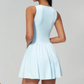 Wholesale Naked Feel Deep V-neckline Tennis Dress