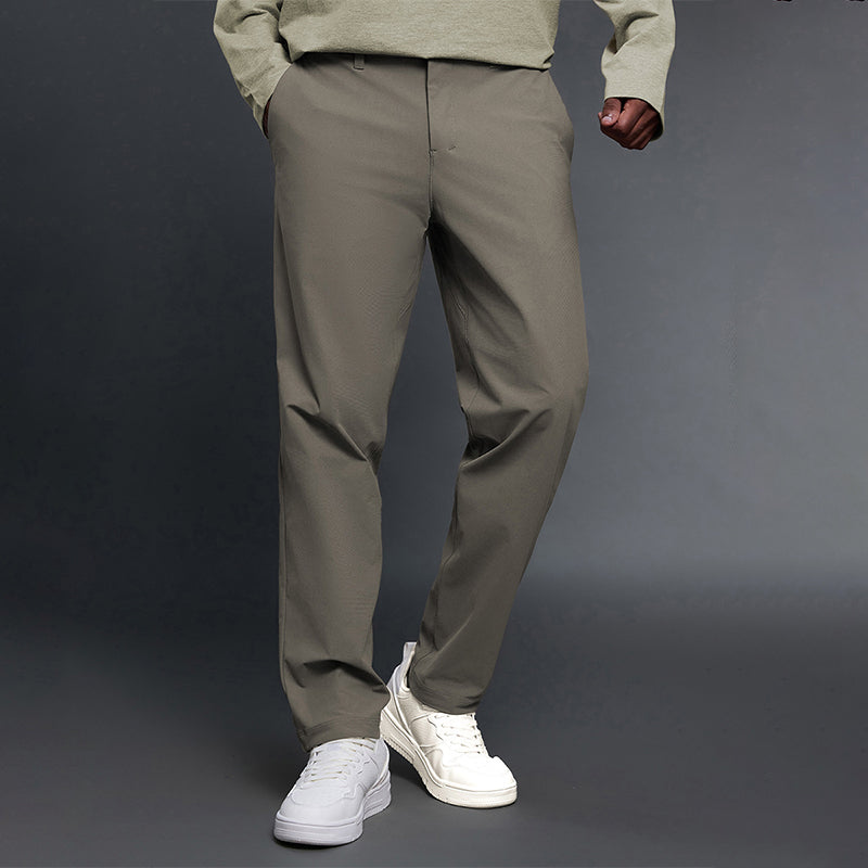 Men's Elastic Straight Leg Trousers