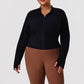 Wholesale plus-size yoga slimming jacket
