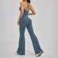 Wholesale Cross Back Tank Top+High Waist pant 2-piece Set