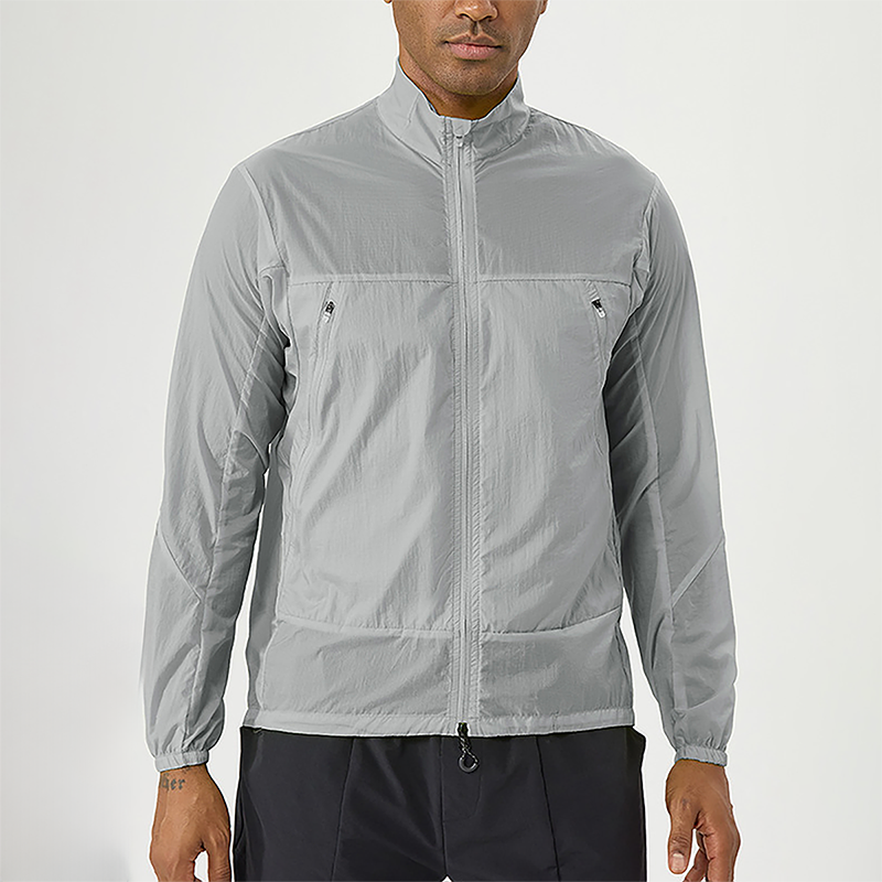 Wholesale Men's Lightweight Breathable Outdoor Sun Protection Jacket – Quick-Dry UPF50+ Sportswear