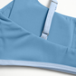 Naked and beautiful back bra+high waisted shorts 2-piece set