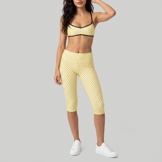 Wholesale Women’s Printed Racerback Tank+Capri Pants Set