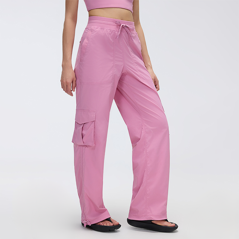 Wholesale Multi-Pocket Wide-Leg Cargo Pants