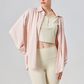 Wholesale UPF50+ Ice-Feel Sun Protection Cardigan – Lightweight Long Sleeve Yoga Cover-Up