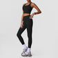 Wholesale Naked-Feel High-Waist Yoga Leggings Set – Racerback Sports Bra & Full-Length Pants