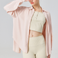 Wholesale UPF50+ Ice-Feel Sun Protection Cardigan – Lightweight Long Sleeve Yoga Cover-Up