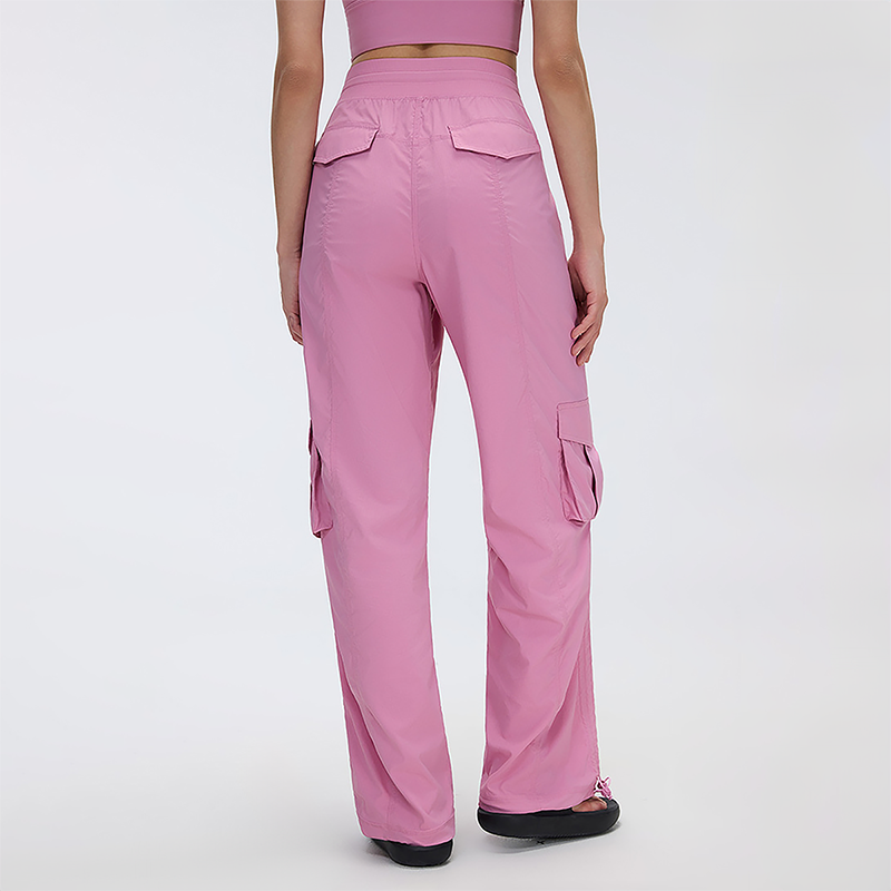 Wholesale Multi-Pocket Wide-Leg Cargo Pants
